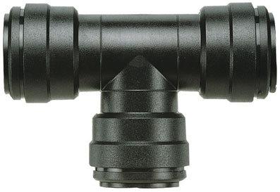 John Guest Plastic 12mm Tee Connector for Push on fitting to 12mm Pipe - Unwind Designs