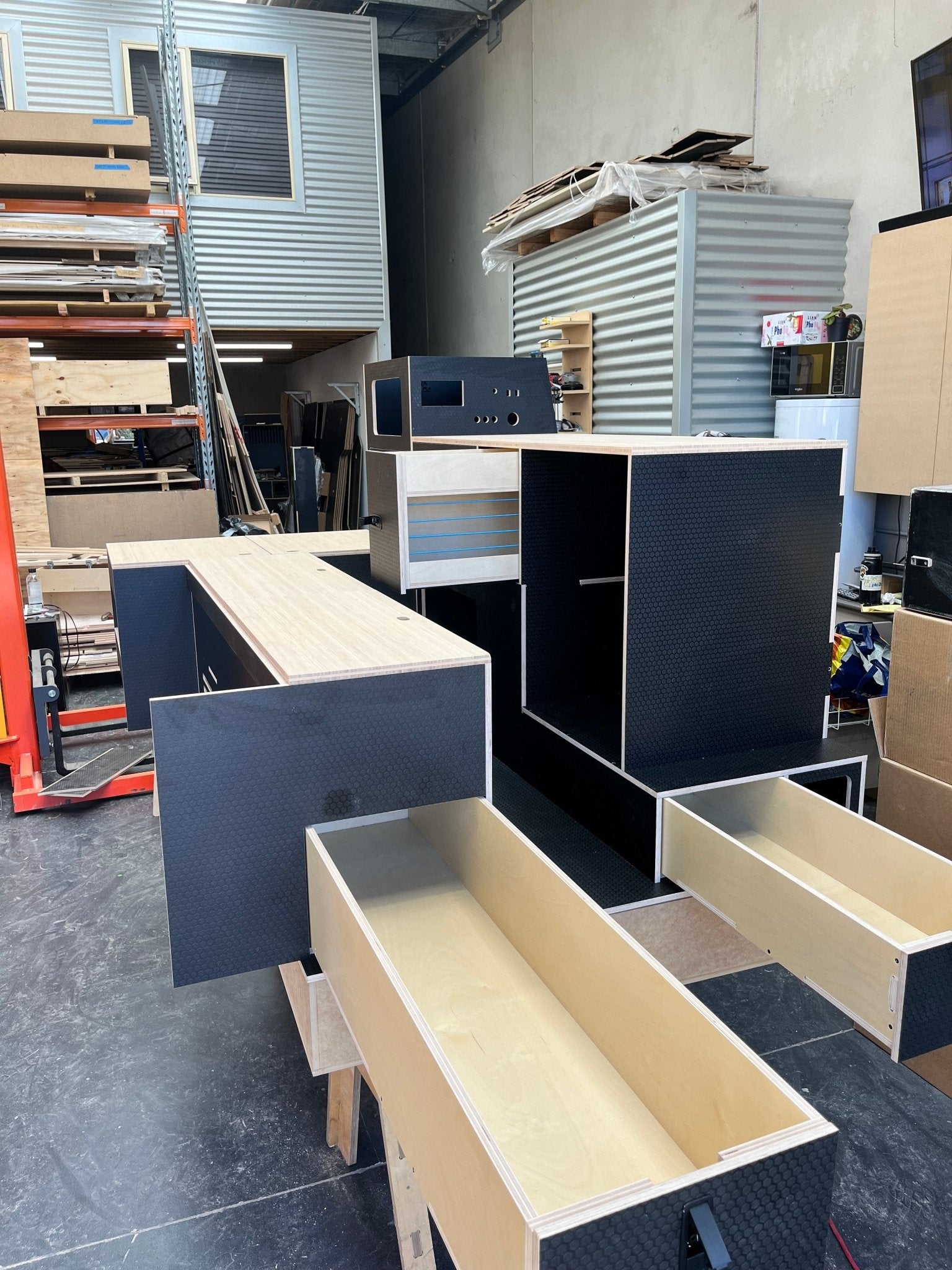 Custom Troopy Cabinetry - Unwind Designs