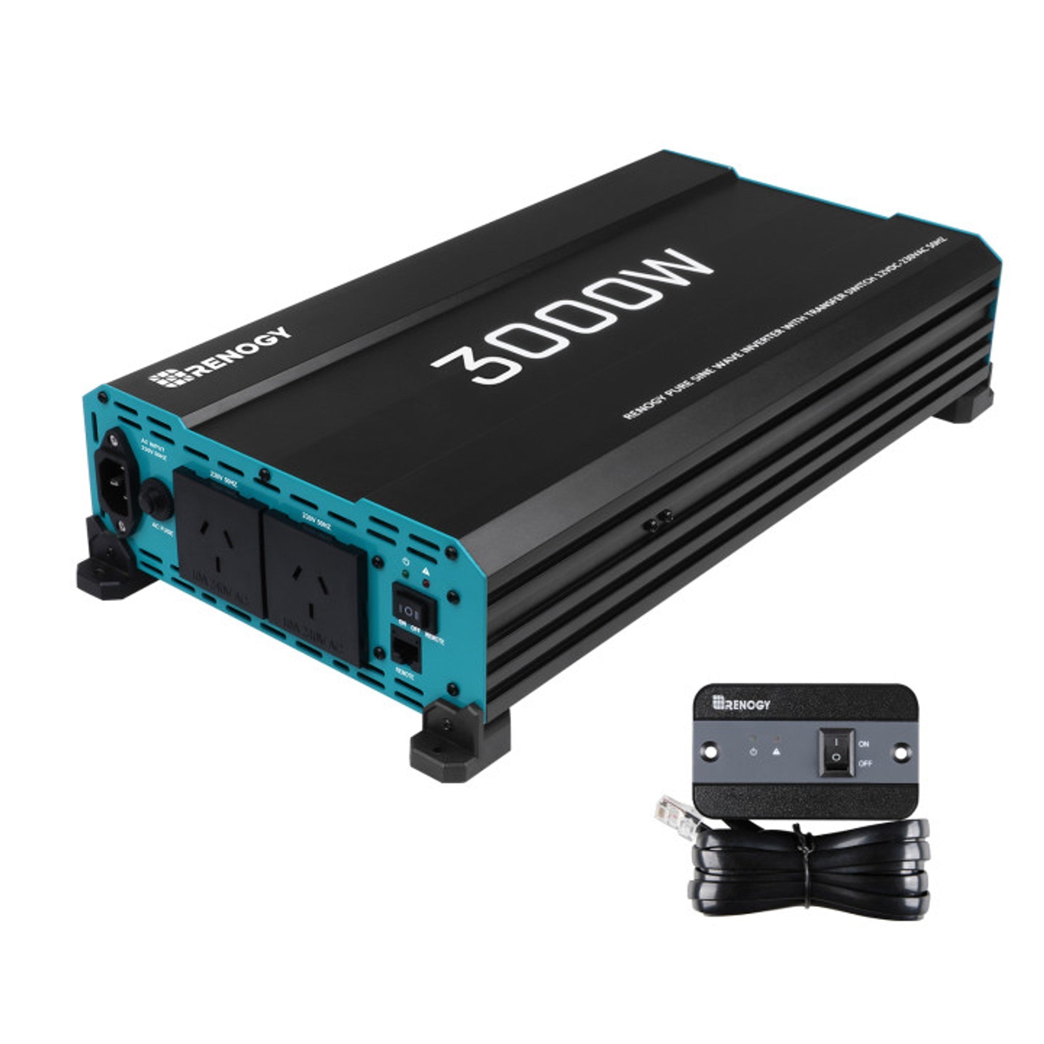 Inverter | Renogy | 3000W 12V to 230V Pure Sine Wave Inverter - Unwind ...