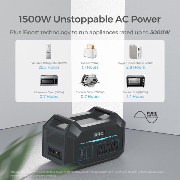 Renogy Portable Power Station 1000 - Unwind Designs